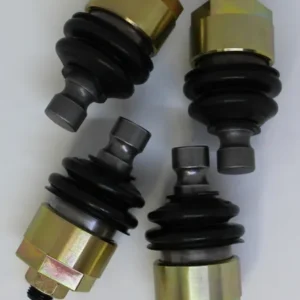 A group of four rubber and metal parts.