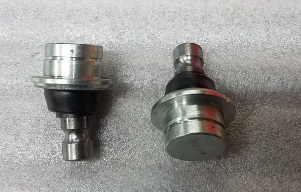 Two different types of ball joints are shown.